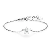 Bracciale Sagapo Donna Click in Acciaio Cristallo SCK14